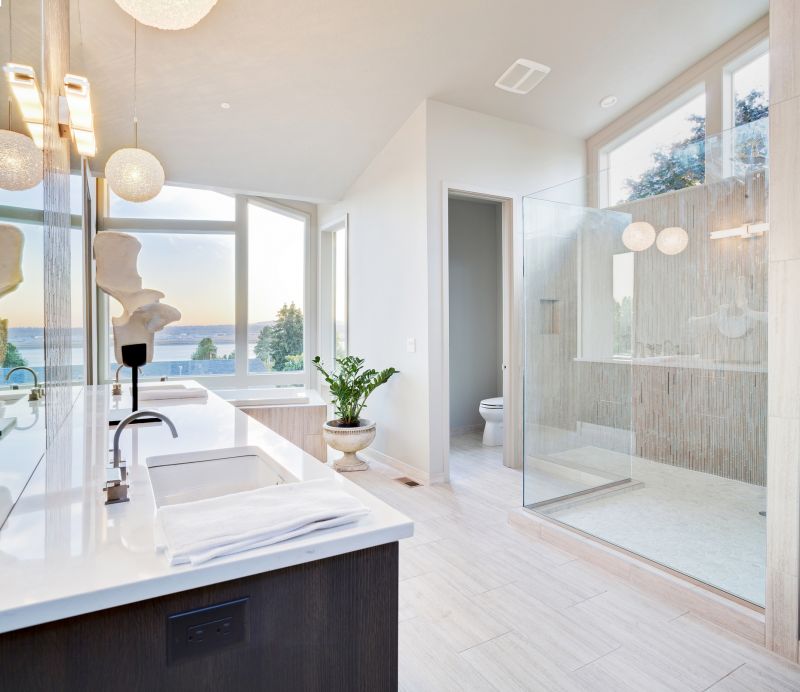 Wide View of Bathroom Remodel